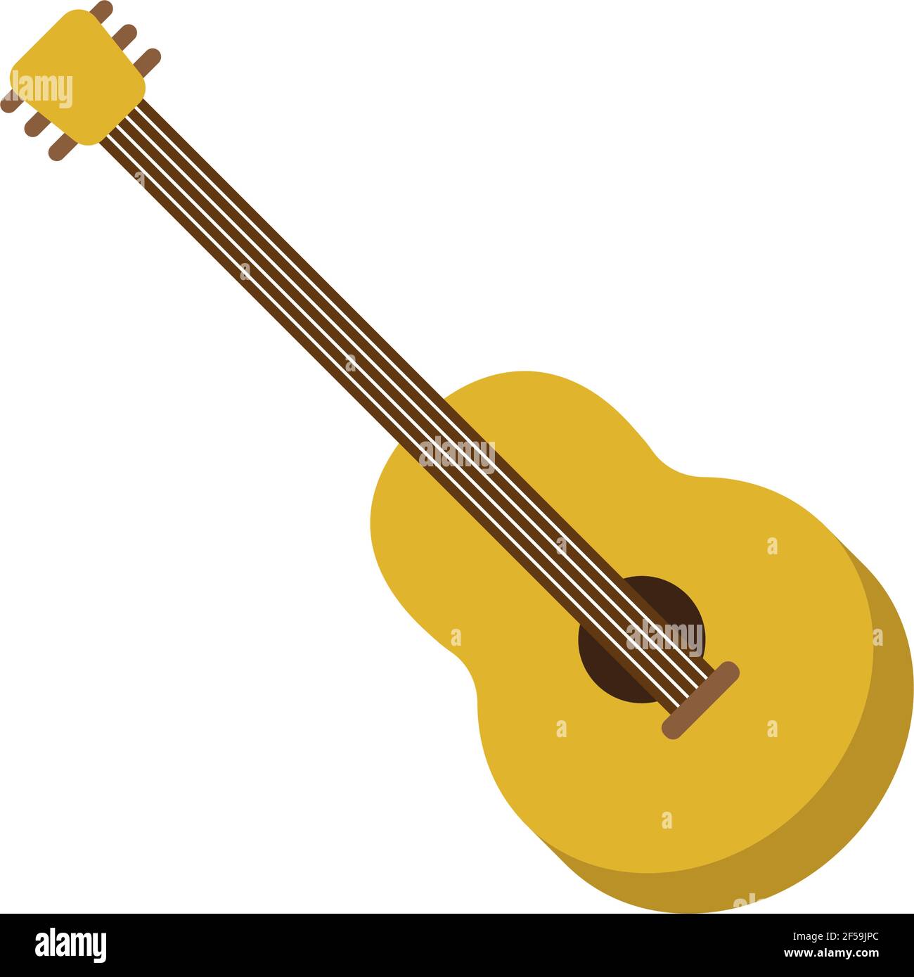 guitar musical instrument isolated icon Stock Vector Image & Art - Alamy
