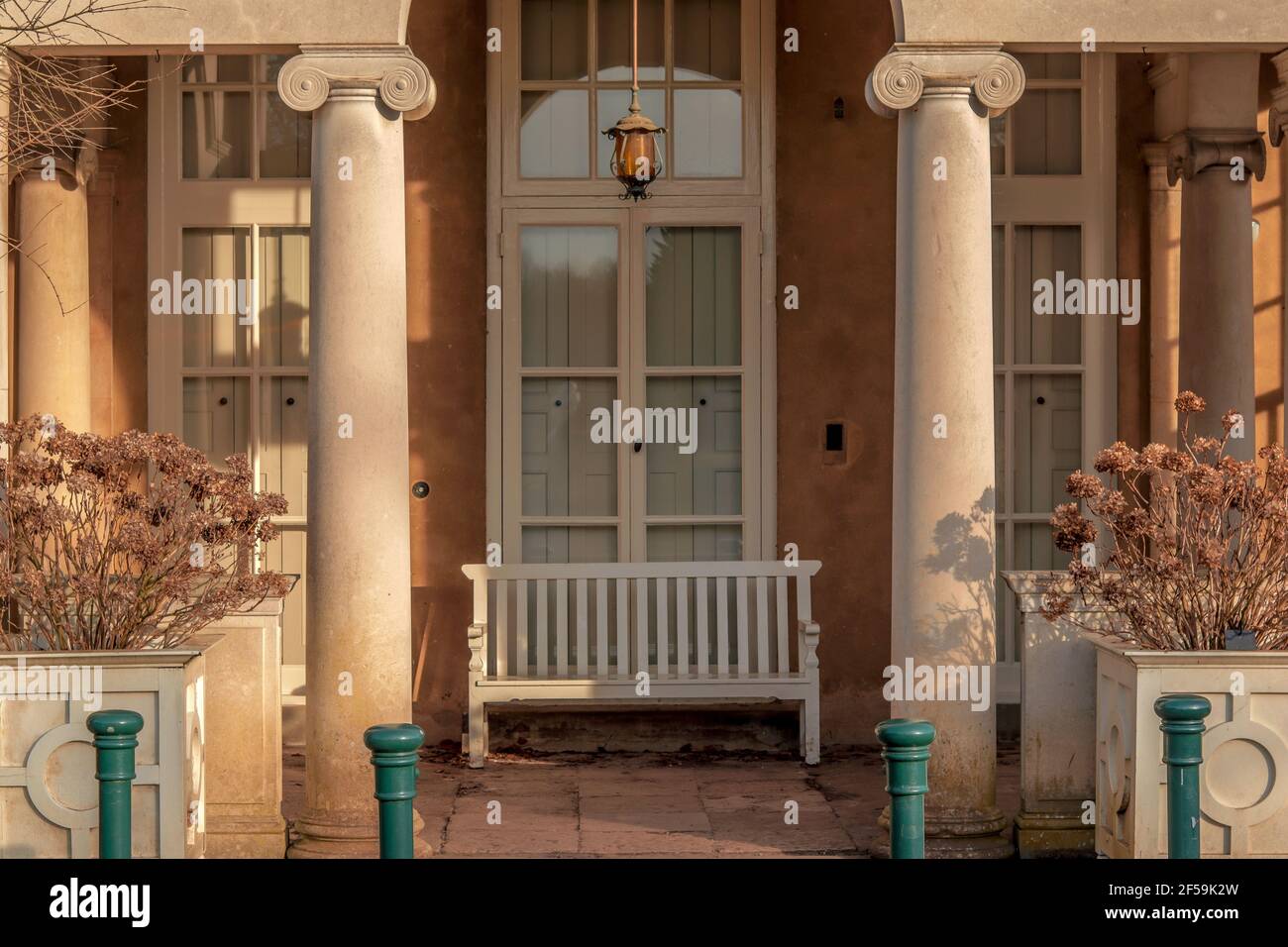 English style balcony Stock Photo Alamy
