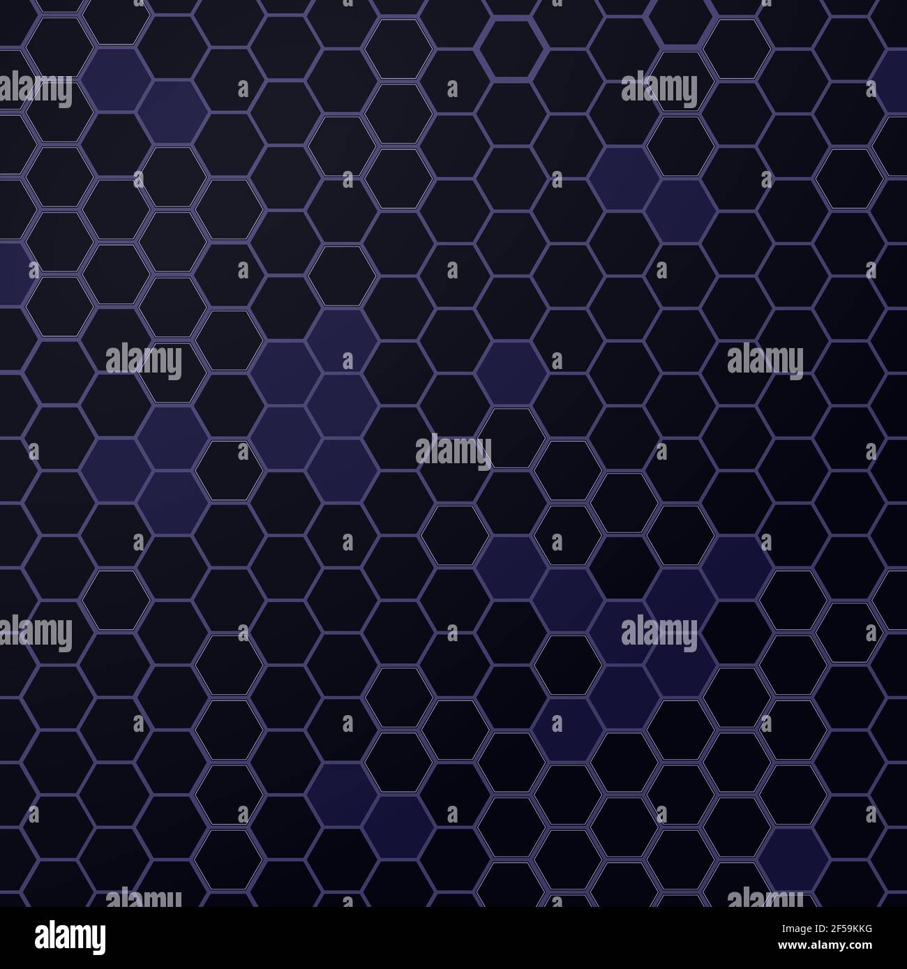 Dark Purple Hexagon Shapes Abstract Square Background. Vector ...