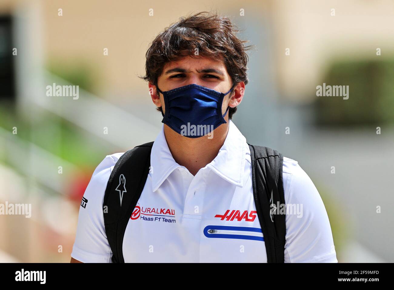 Sakhir, Bahrain. 25th May, 2021. Pietro Fittipaldi (BRA) Haas F1 Team Reserve Driver. Bahrain Grand Prix, Thursday 25th March 2021. Sakhir, Bahrain. Credit: James Moy/Alamy Live News Stock Photo