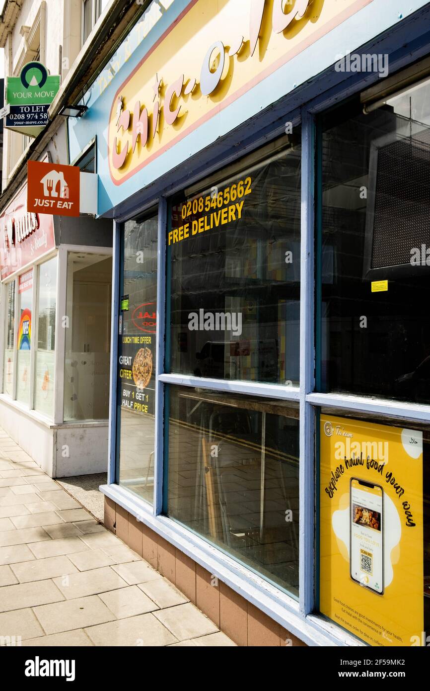 Shop front eat fast food hires stock photography and images Alamy