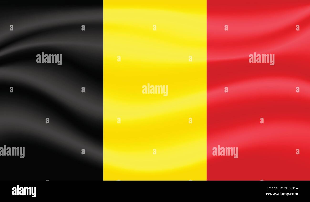 Grunge Belgium flag textured background. Vector illustration Stock Vector