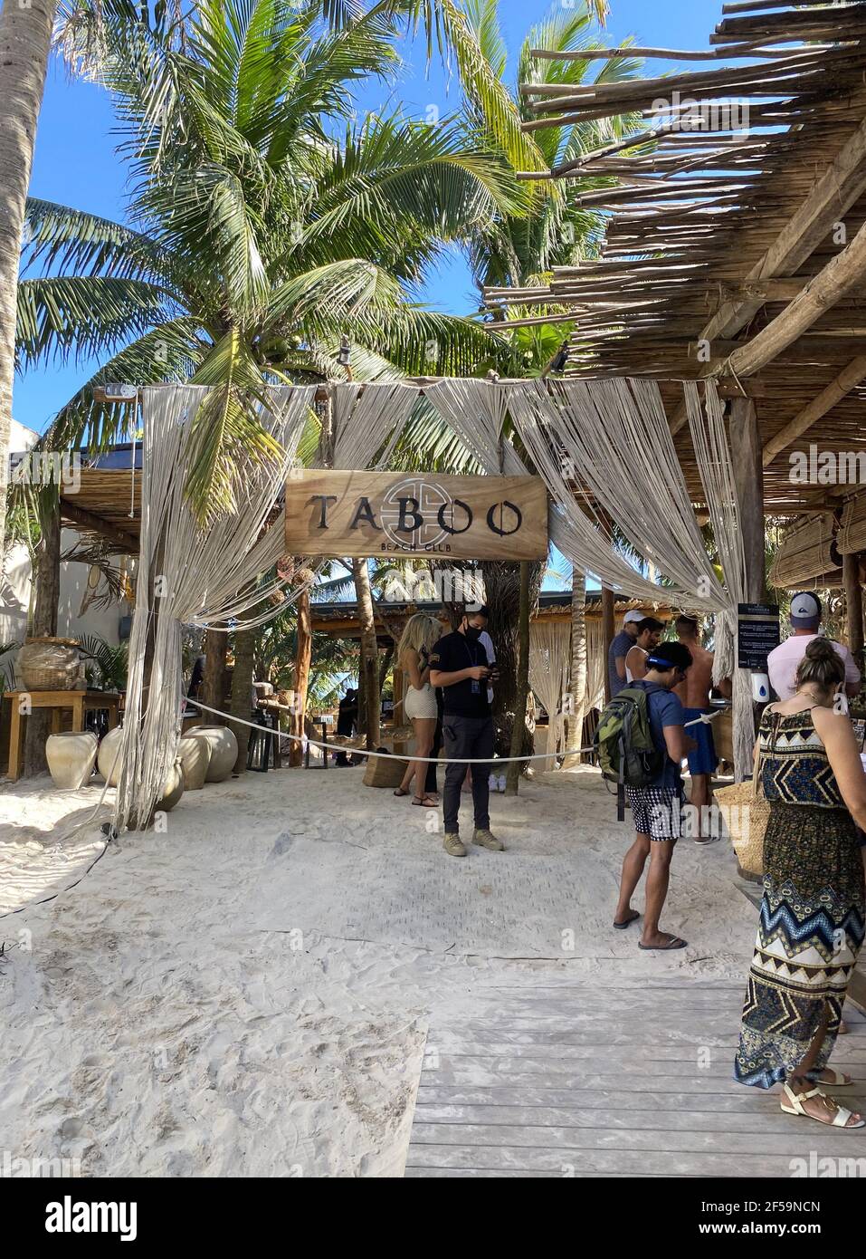 TULUM, MEXICO - Dec 30, 2020: Taboo Restaurant and Beach Club in Tulum,  Mexico Stock Photo - Alamy
