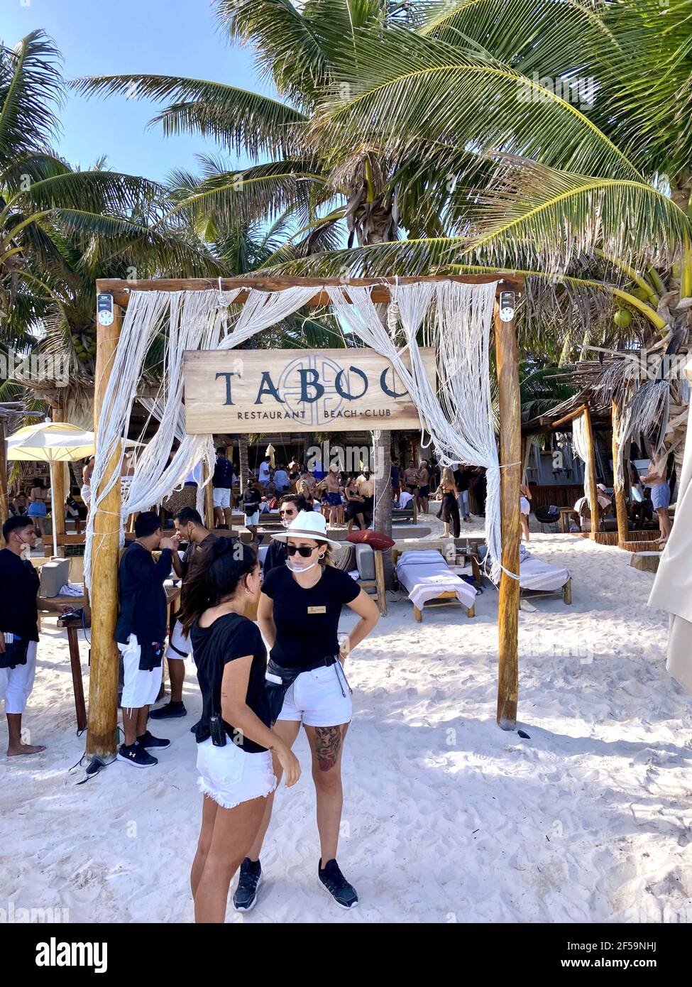 TULUM, MEXICO - Dec 30, 2020: Taboo Restaurant and Beach Club in Tulum,  Mexico Stock Photo - Alamy