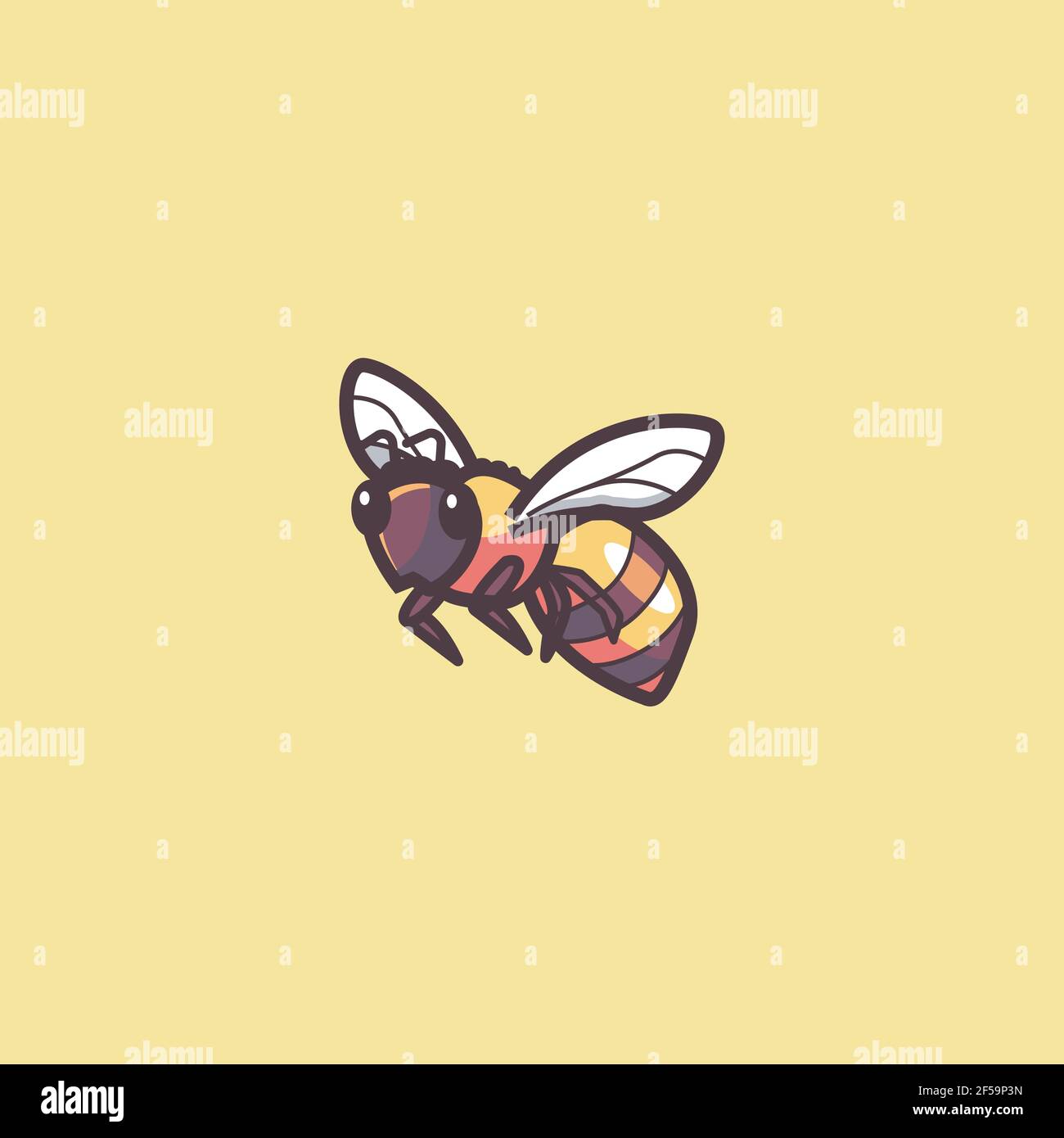 Bee premium vector hi-res stock photography and images - Alamy