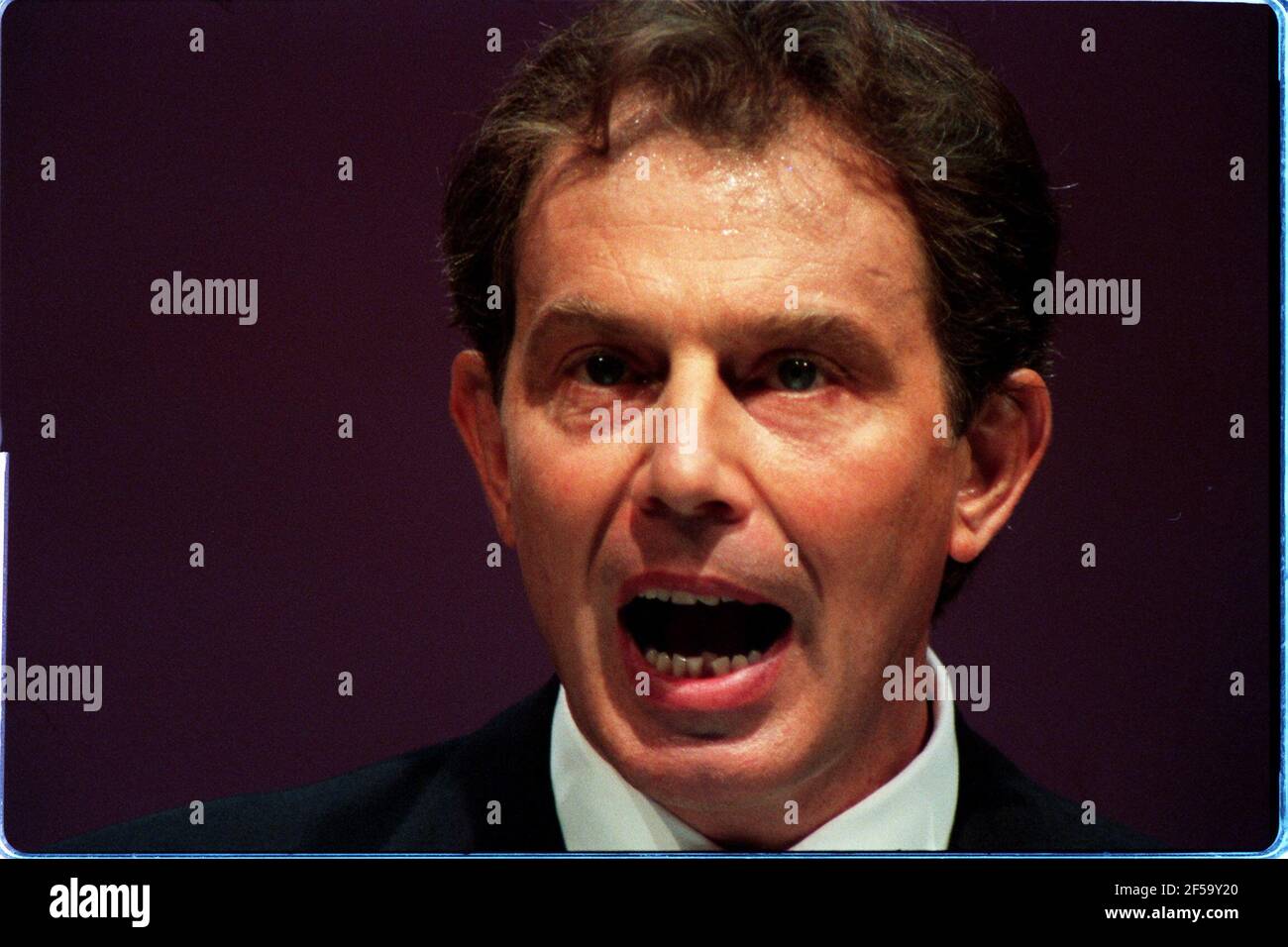 Tony Blair at Labour Party Conference 1997 Stock Photo - Alamy