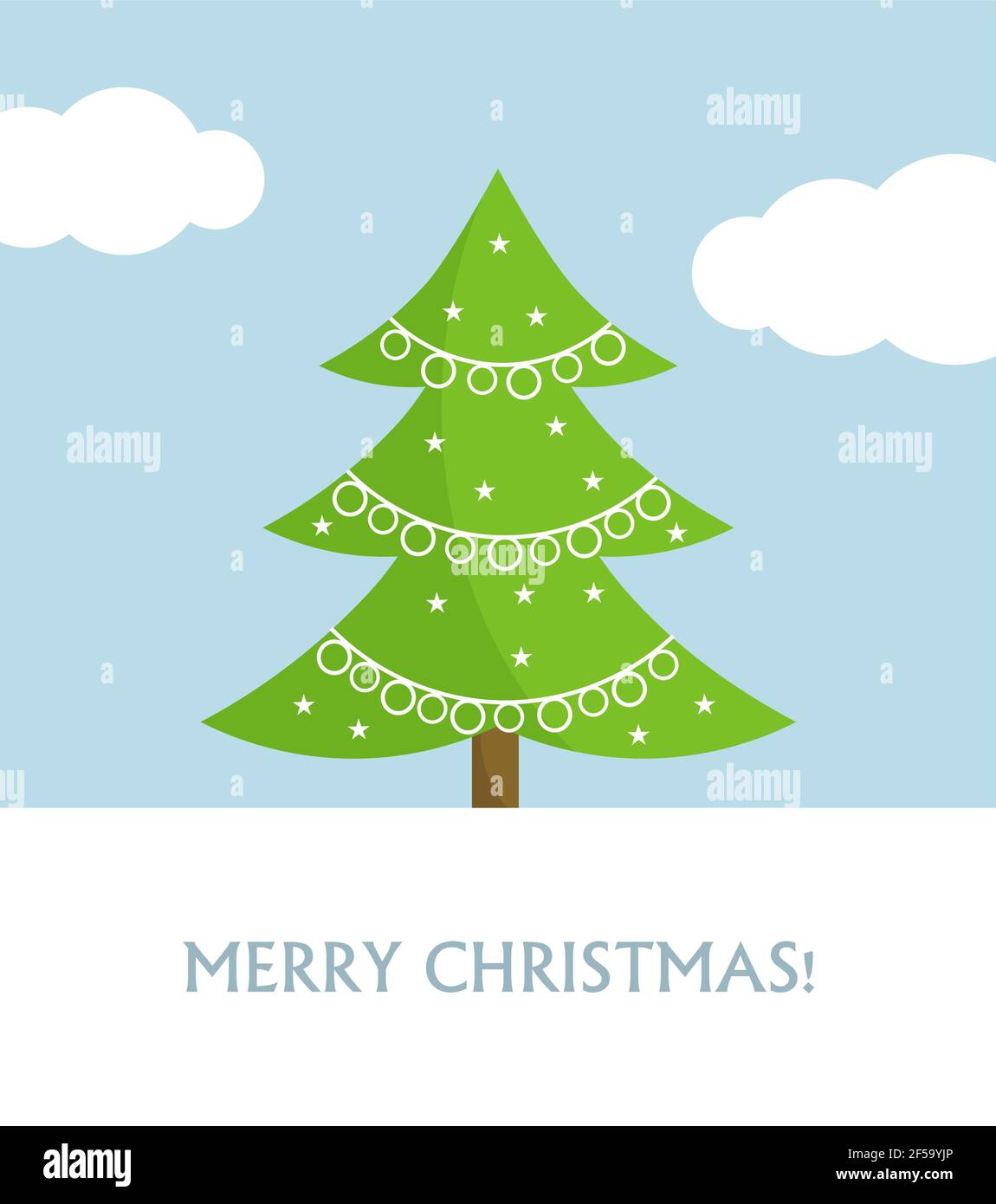 Christmas tree background. Vector illustration Stock Vector Image & Art