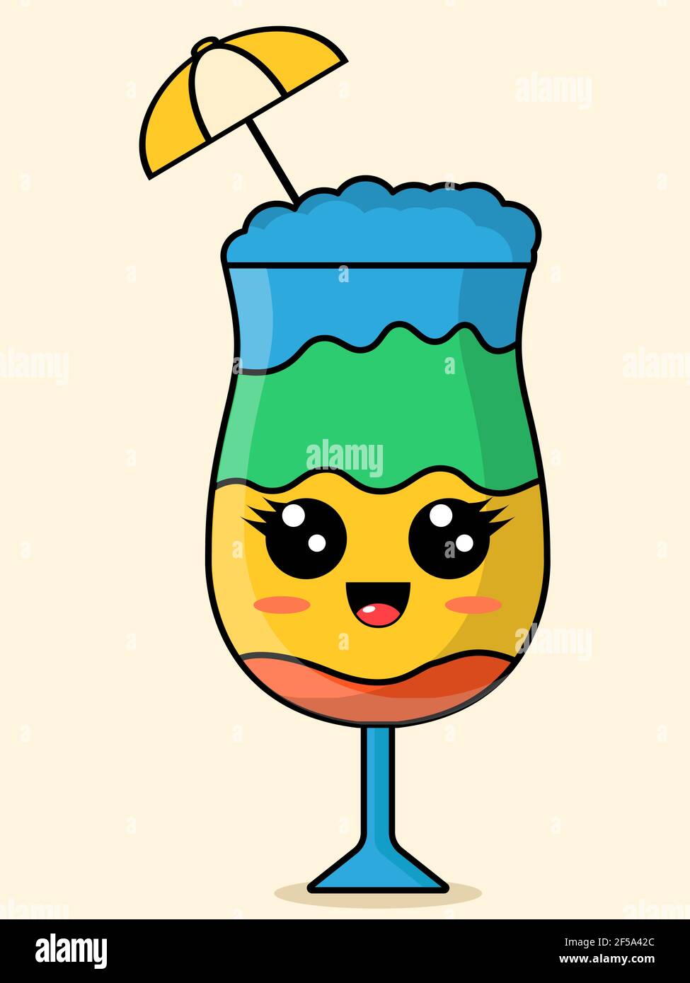Cartoon cocktail hi-res stock photography and images - Alamy