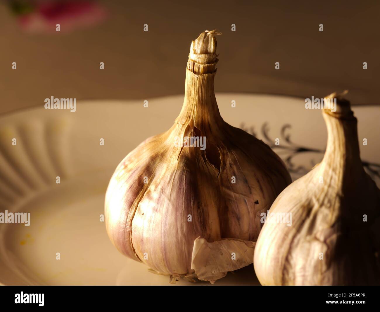 garlic. cloves of garlic. peeled garlic cloves Stock Photo Alamy