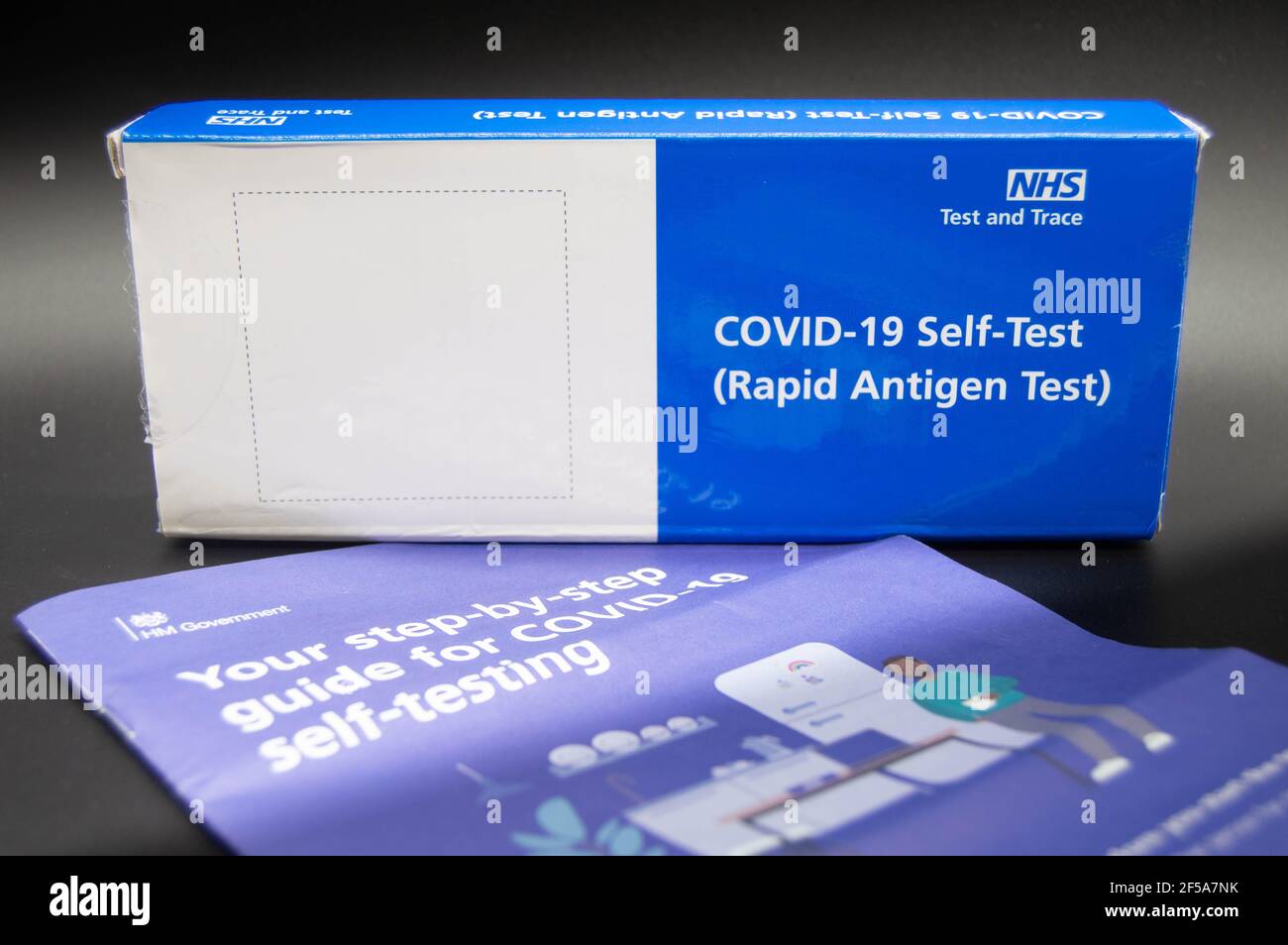 Covid19 Rapid Antigen Test Kit used in UK schools Stock Photo Alamy