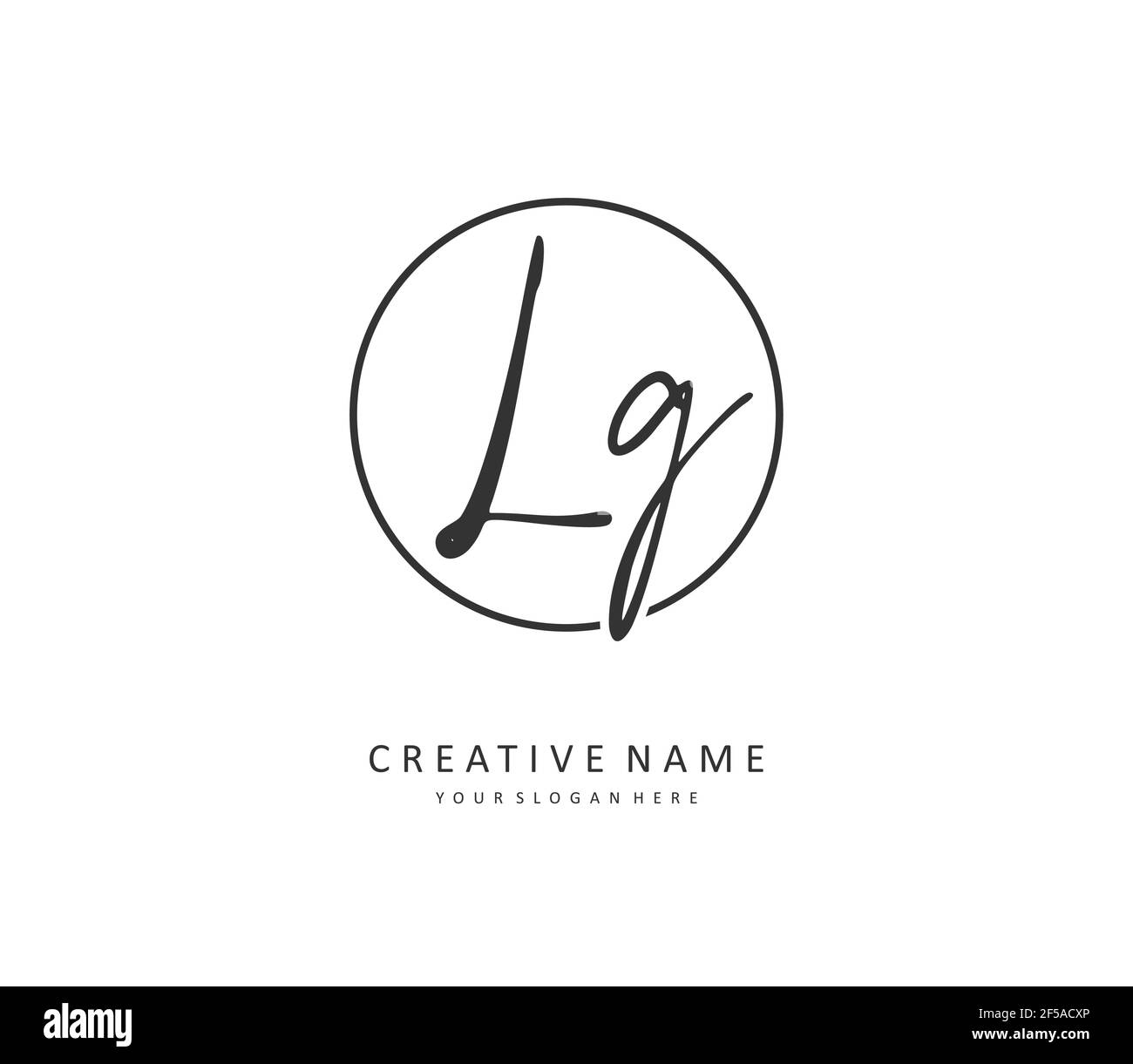 Lg initials logo Black and White Stock Photos & Images - Alamy
