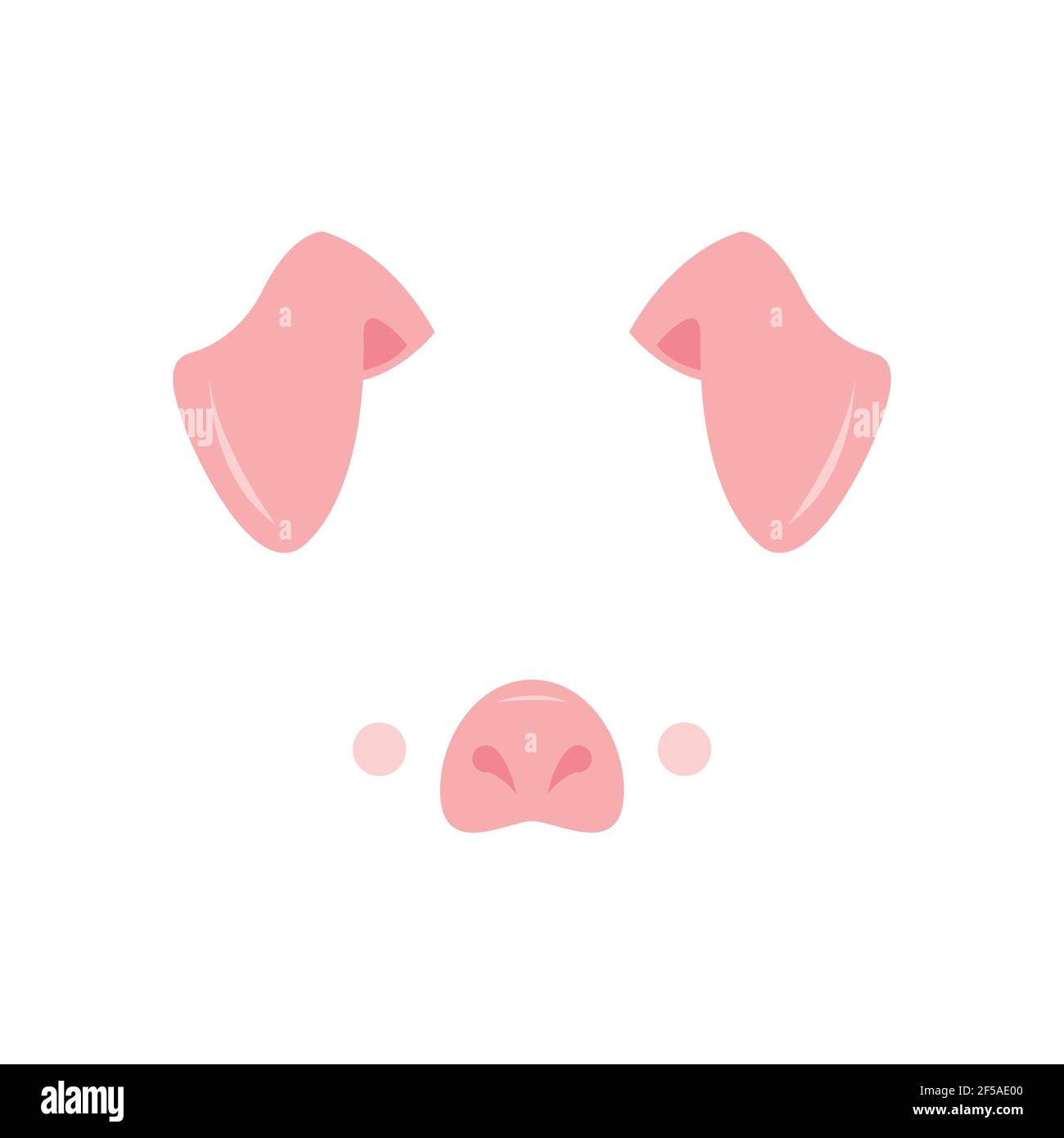 Pigs ears cartoon