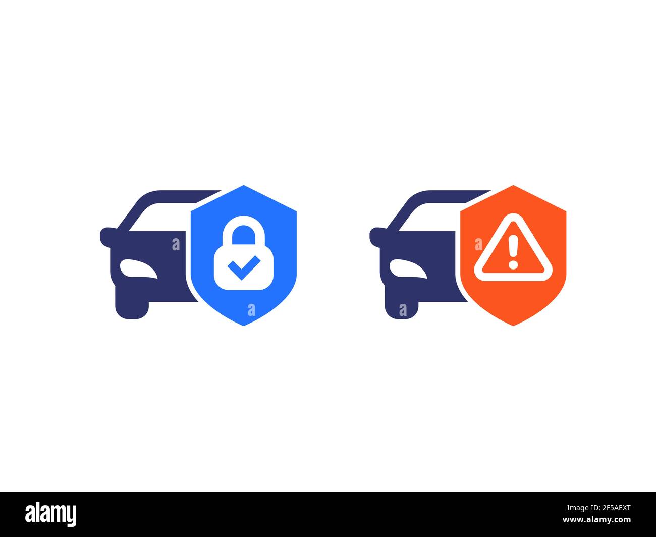 car alarm, protection warning vector icons Stock Vector Image & Art Alamy