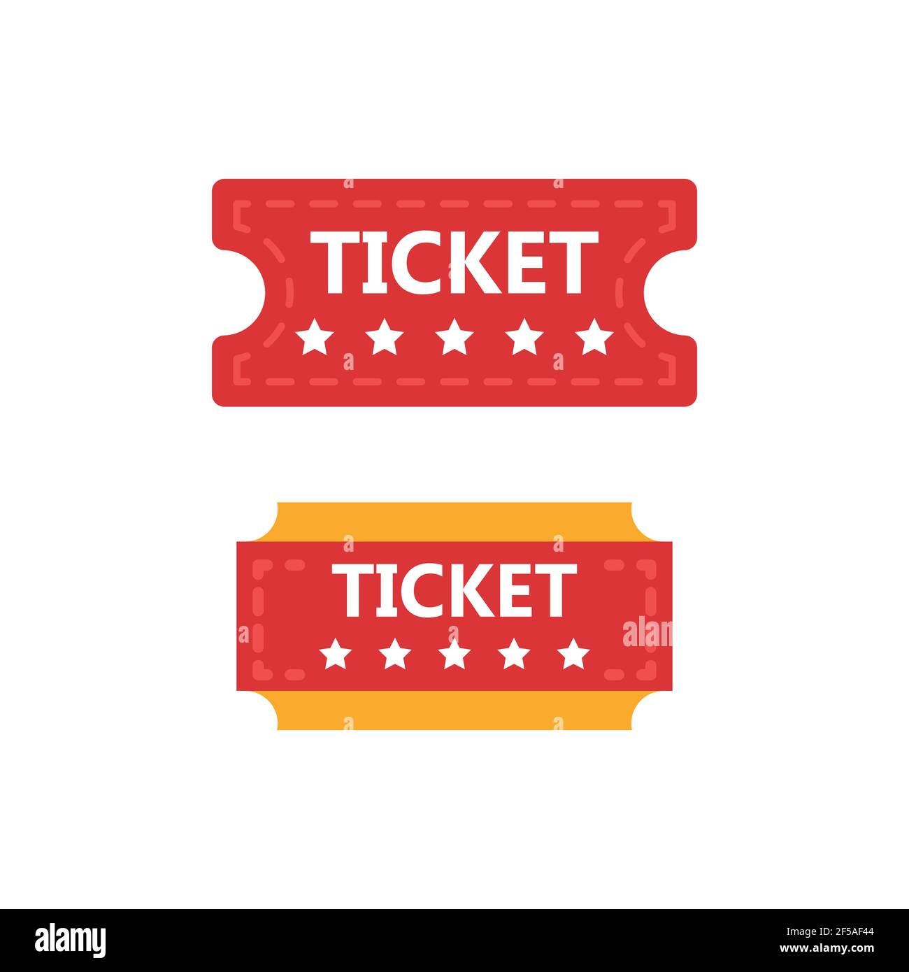 Old vintage paper circus ticket. Vector illustration. Stock Vector