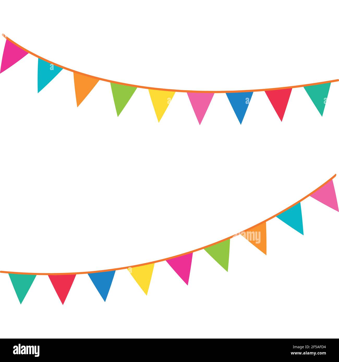 Party Background with Flags Vector Illustration. EPS 10. Stock Vector