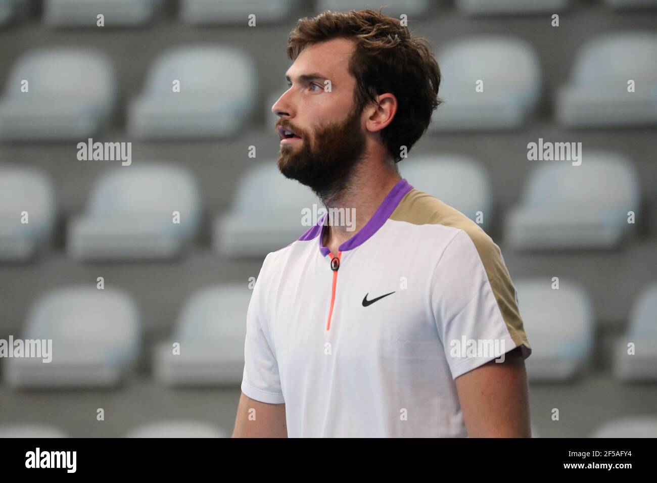 Quentin HALYS France during the Play In Challenger 2021, ATP Challenger  tennis tournament on March 23, 2021 at Marcel Bernard complex in Lille,  France - Photo Laurent Sanson / LS Medianord / DPPI / LiveMedia Stock Photo  - Alamy