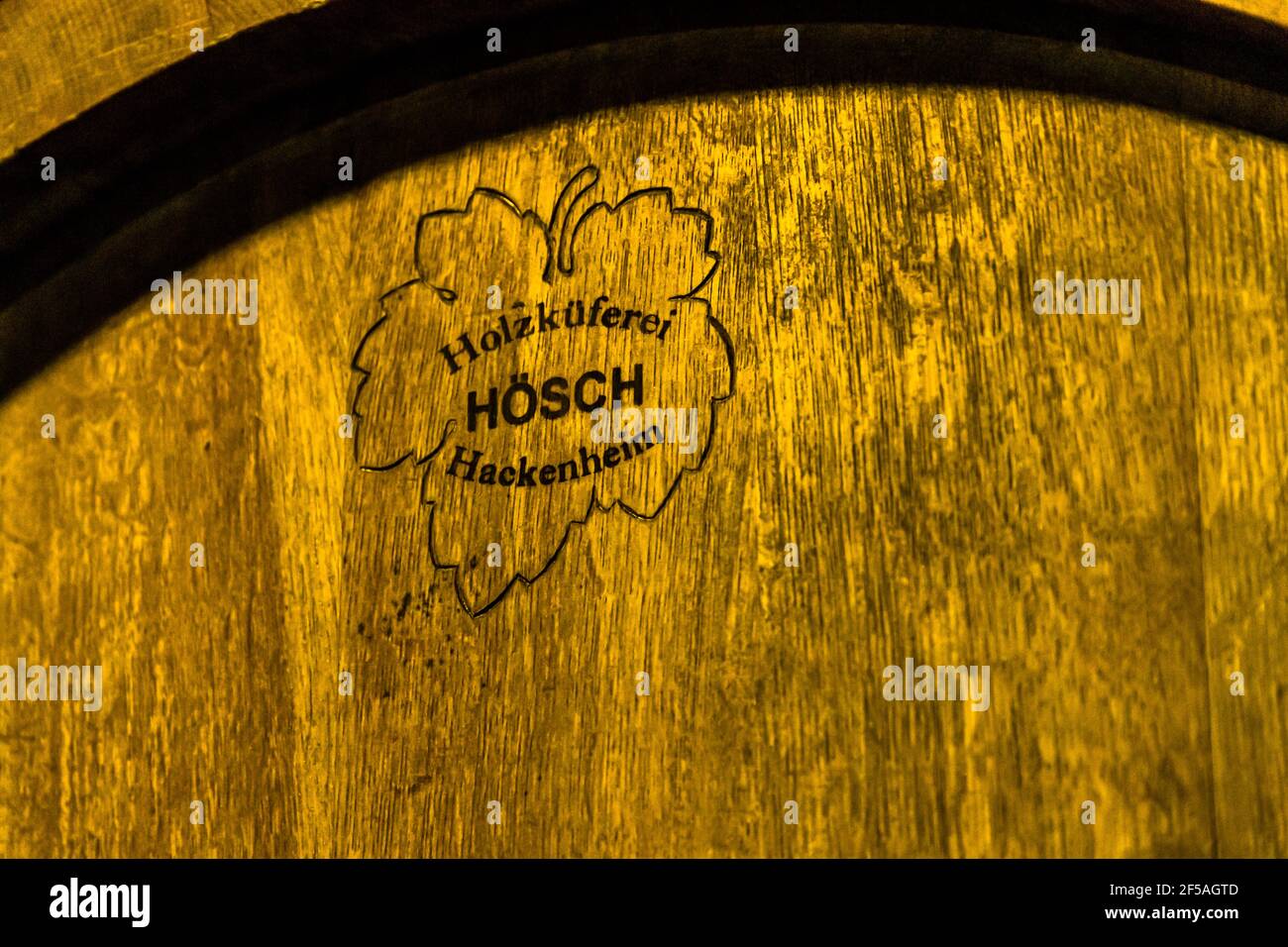 Wine cellar of the oldest wine cooperative in the world in Mayschoß, Germany before the 2021