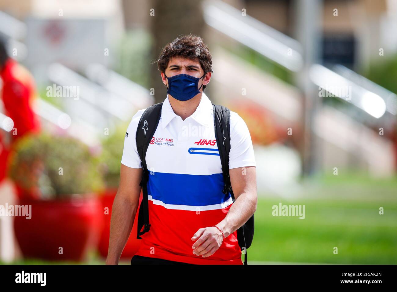 Sakhir, Italy. 25th Mar, 2021. FITTIPALDI Pietro (bra), Reserve Driver of Haas F1 Team, portrait during Formula 1 Gulf Air Bahrain Grand Prix 2021 from March 26 to 28, 2021 on the Bahrain International Circuit, in Sakhir, Bahrain - Photo Florent Gooden/DPPI/LiveMedia Editorial Usage Only Credit: Independent Photo Agency/Alamy Live News Stock Photo