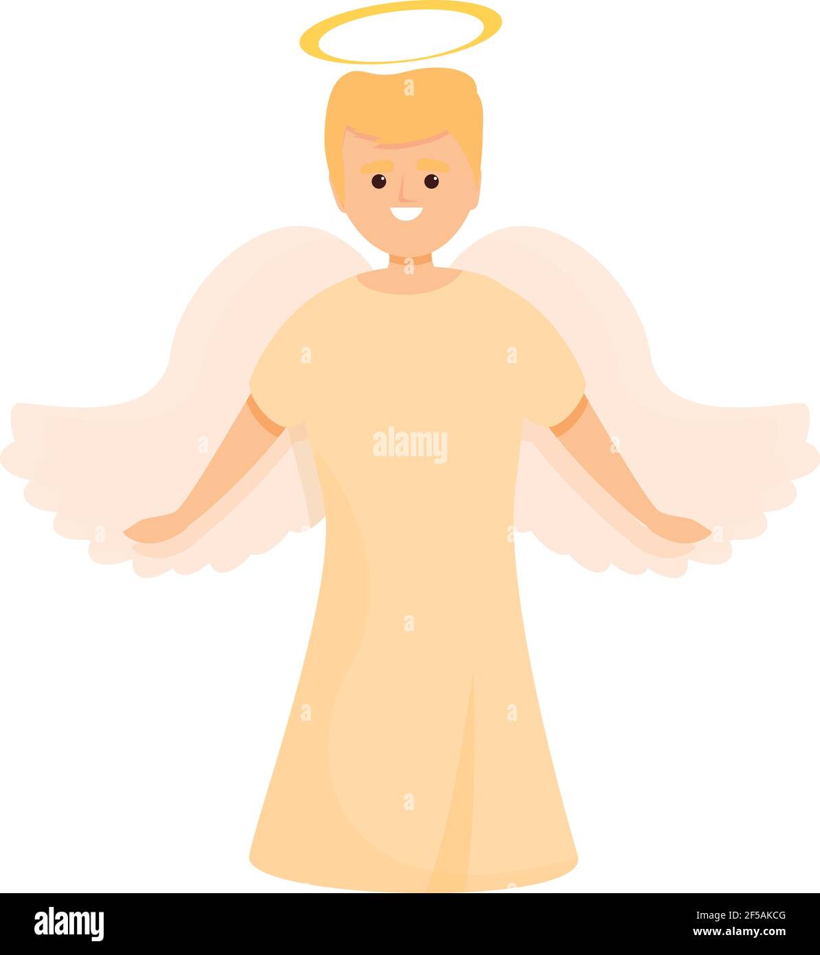 Care angel icon. Cartoon of care angel vector icon for web design ...