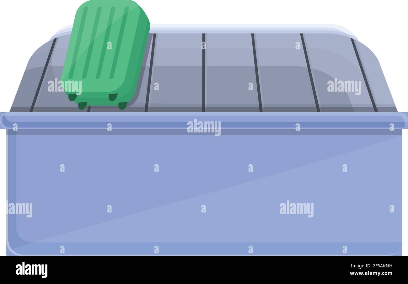 Baggage carousel icon. Cartoon of baggage carousel vector icon for web