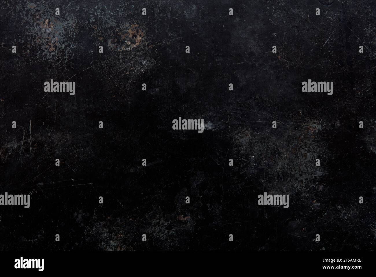 Black, scratched and old metal texture background Stock Photo