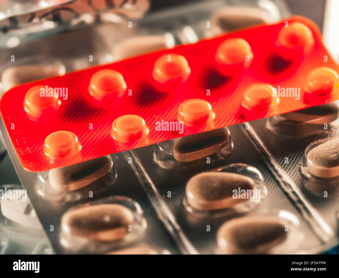 pharmaceuticals antibiotics pills medicine colorful antibacterials pills on white background