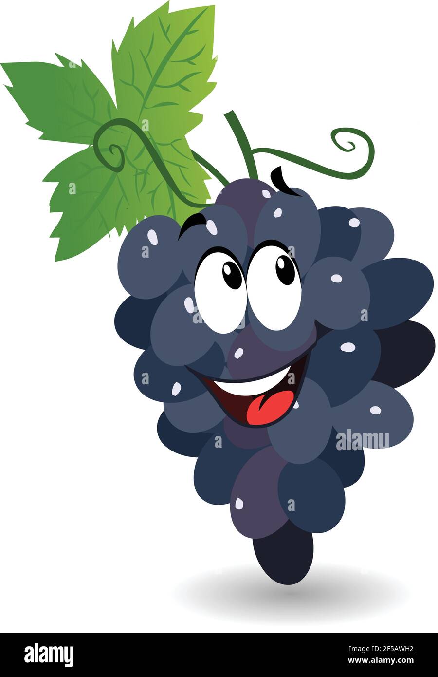 Grape cartoon hi-res stock photography and images - Alamy