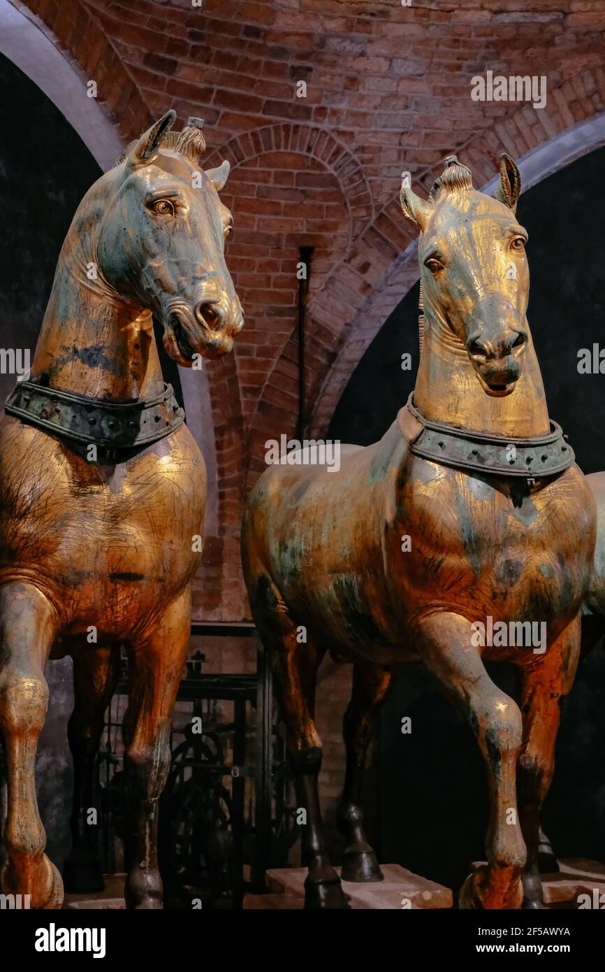 Ancient sculpture of horses hires stock photography and images Alamy