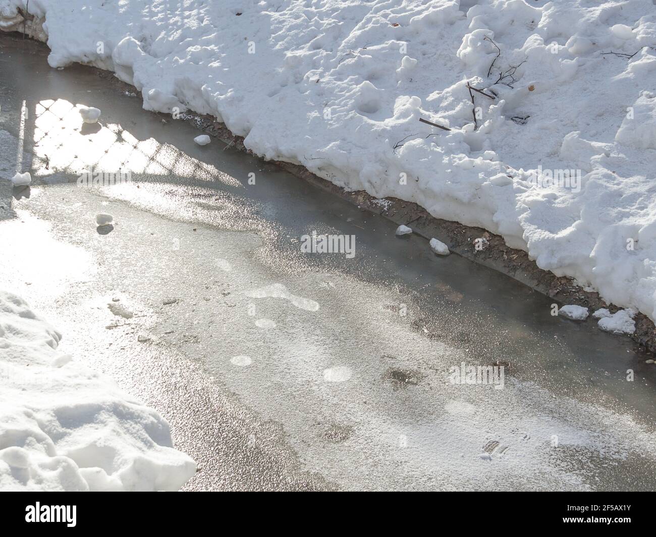White snow texture. Snowy background for a winter scene. Stock Photo