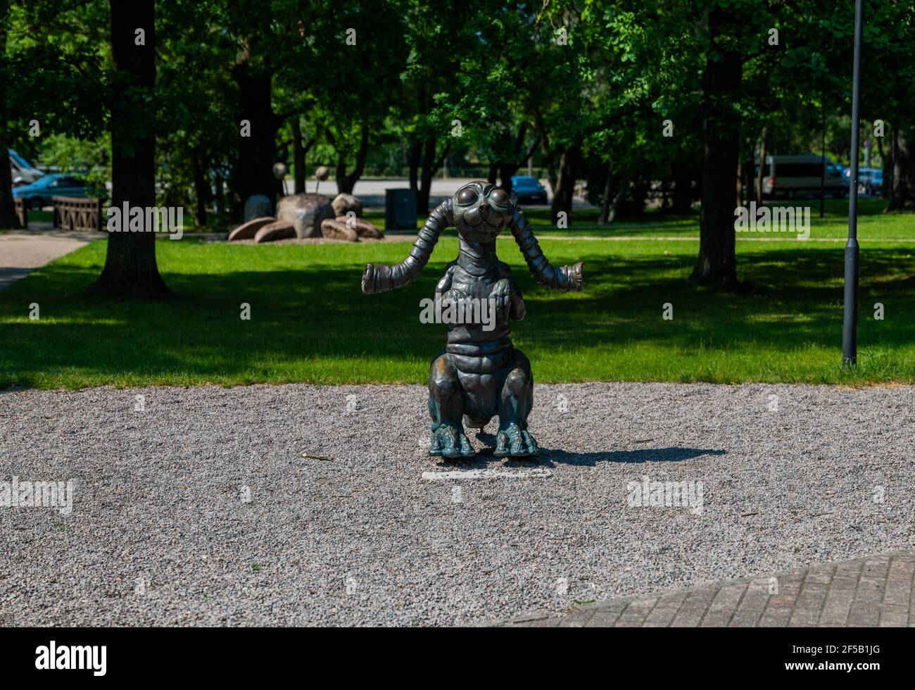 Ventspils city. Ventspils, Latvia. Stock Photo