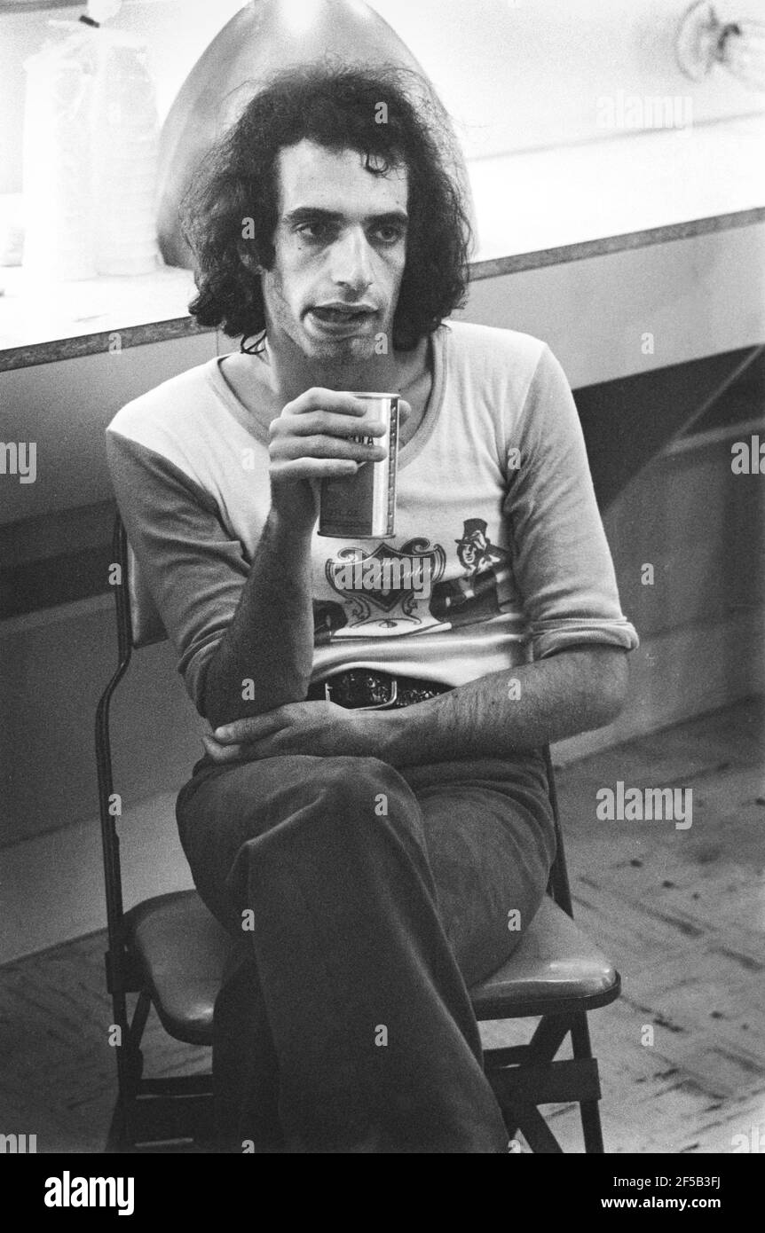 Donald Fagen of Steely Dan live in Los Angeles July 1974 (Photo