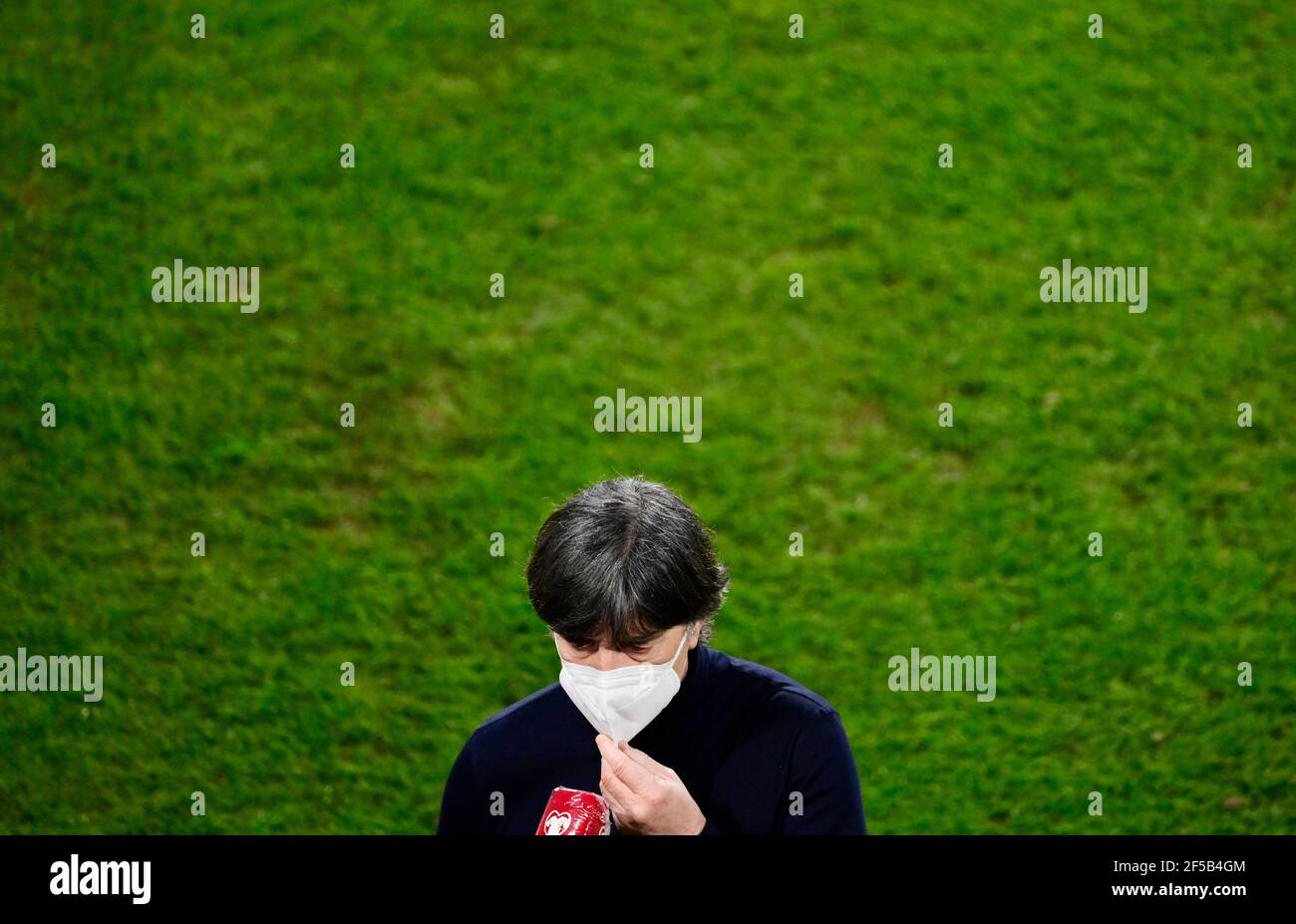 Soccer Football - World Cup Qualifiers Europe - Group J - Germany v Iceland - MSV-Arena, Duisburg, Germany - March 25, 2021 Germany coach Joachim Low before the match Pool via REUTERS/Tobias Schwarz Stock Photo