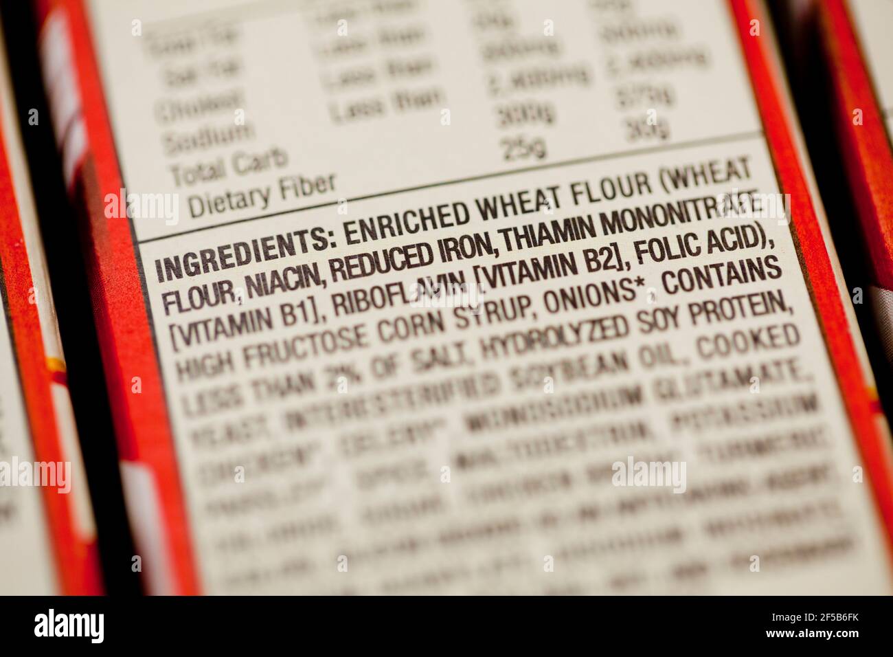 List of ingredients hires stock photography and images Alamy