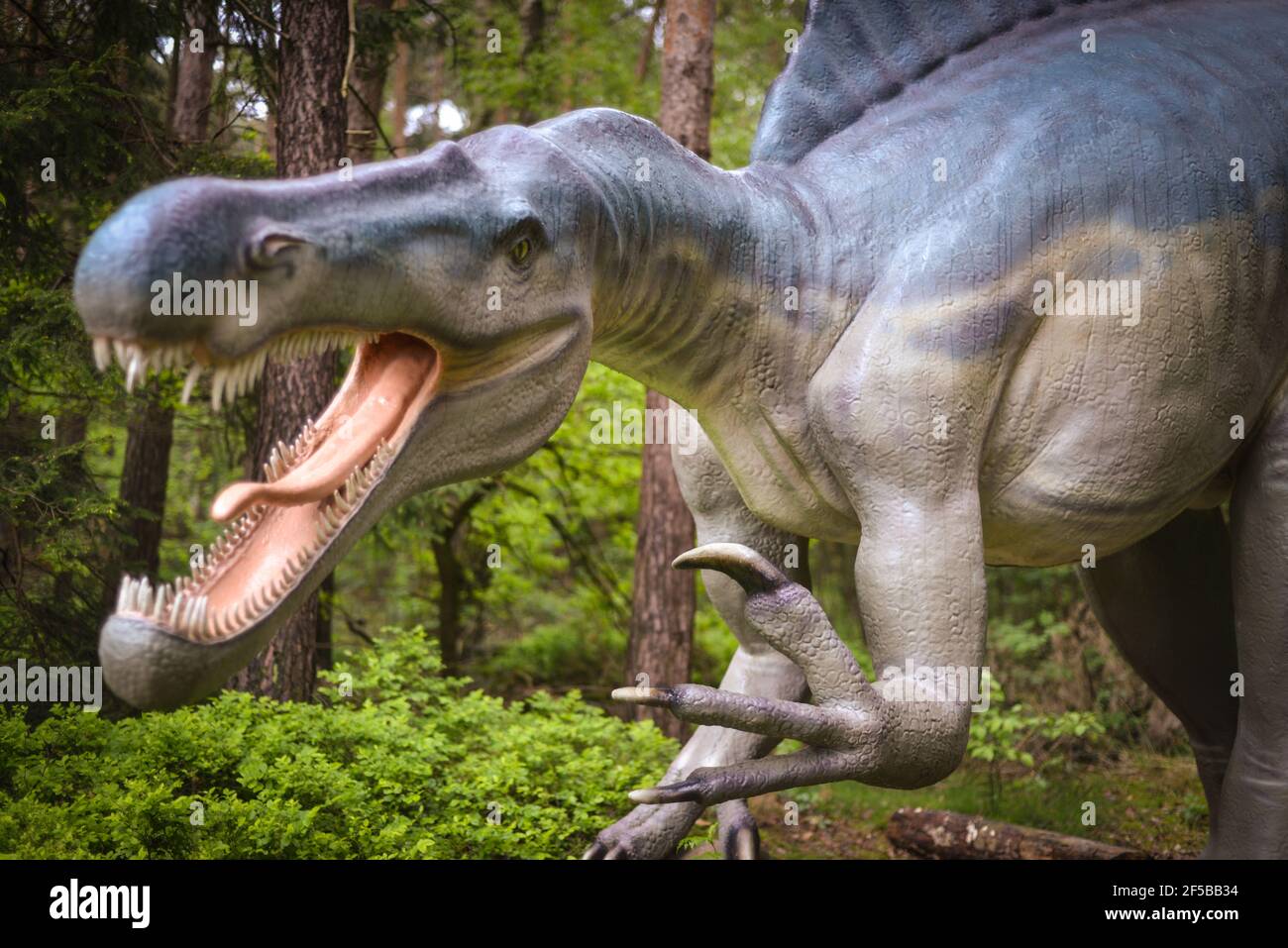 Large Carnivorous Bipedal Dinosaur High Resolution Stock Photography And Images Alamy