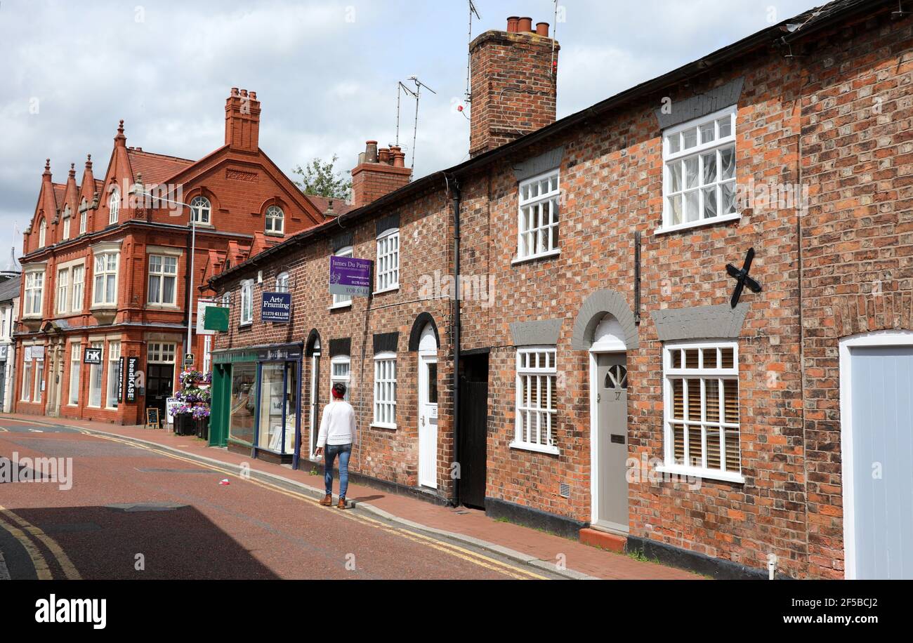 Cheshire town of Nantwich Stock Photo
