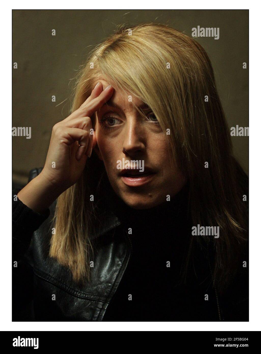 Fay Ripley Actress photographed in a pub on Hoxton Sq. East London ...