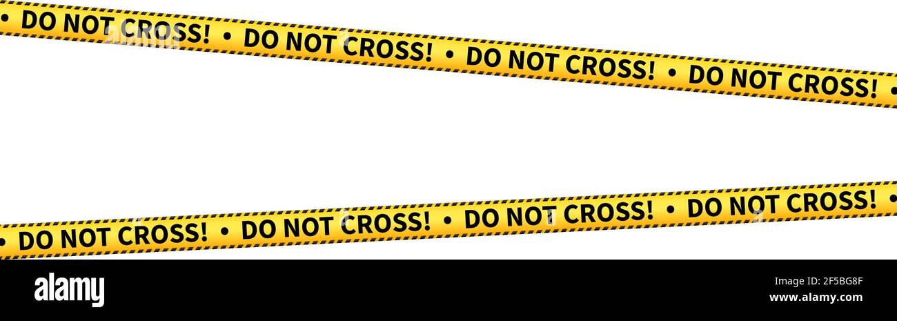 Clearance sale crossed restriction tape border Vector Image