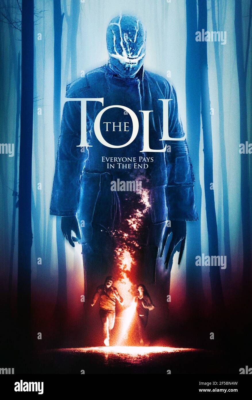 THE TOLL, poster, bottom, from left Max Topplin, Jordan Hayes, 2020