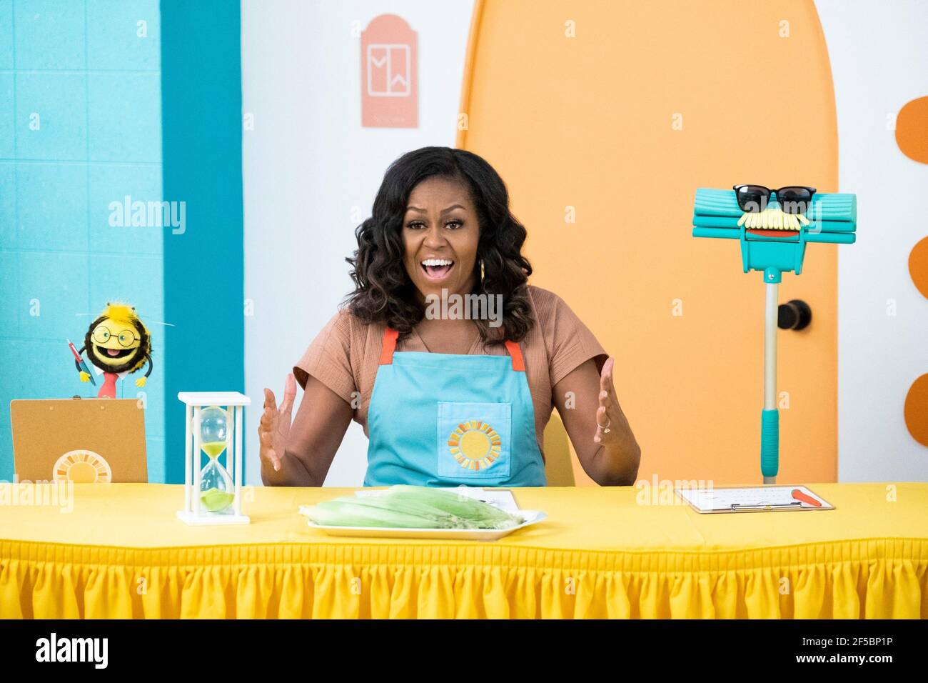 WAFFLES + MOCHI, (aka WAFFLES AND MOCHI), Busy Bee (left), Michelle