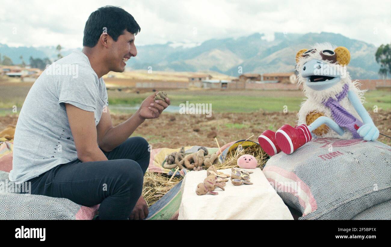 WAFFLES + MOCHI, (aka WAFFLES AND MOCHI), from left Manuel Choqque, Mochi (voice Piotr Michael