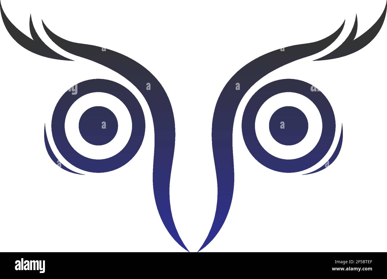 Owl logo vector icon design template illustration Stock Vector Image ...
