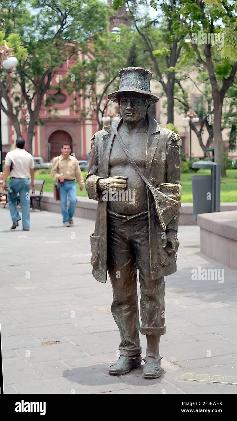 Statue of Juan del Jarro, San Luis Potosi, Mexico Stock Photo