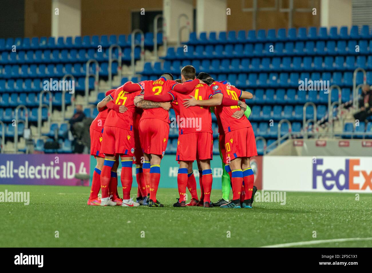 Andorra La Vella, Andorra : 2021 March 25 : Formation of the Andorra