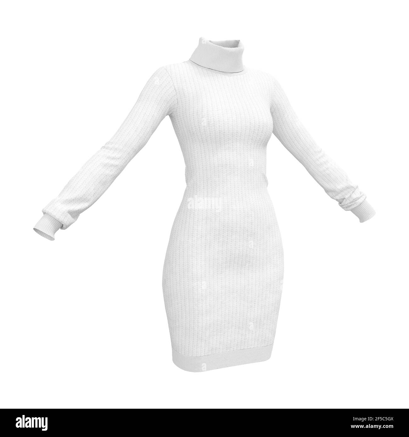 simple white sweater