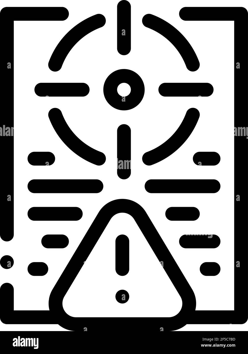 risk policy line icon vector illustration sign Stock Vector Image & Art ...