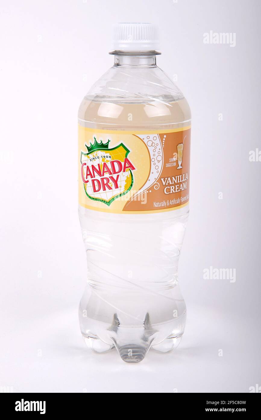 Canada Dry Vanilla Cream Bottle. London Ontario Canada Luke Durda/Alamy