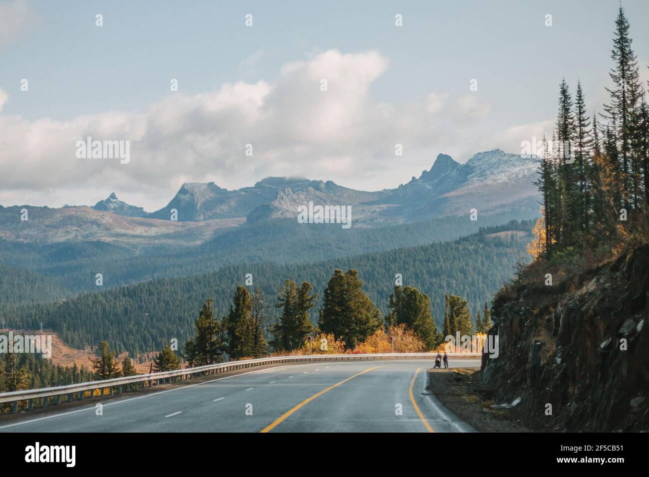 Ergaki Mountain Range Stock Photo