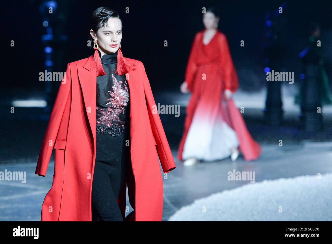 Beijing, China. 25th Mar, 2021. The Heaven Gaia fashion show is held in  China internationl fashion