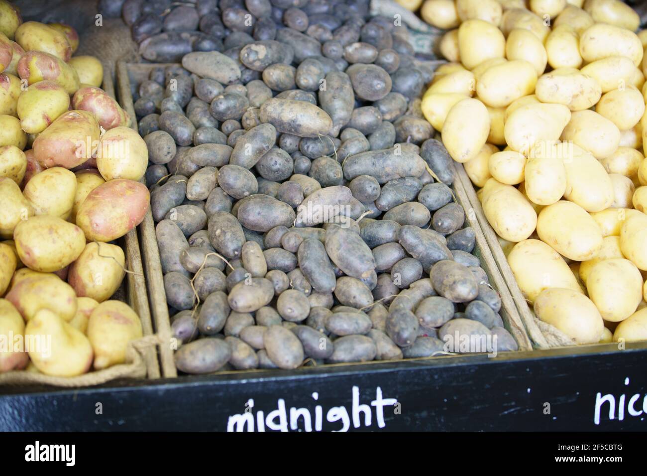 Fresh fruit and vegetables at a farmer's market in Mt Martha Victoria