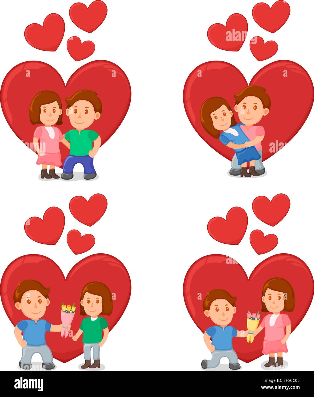 Lovely romantic couple standing hug and gift present, spring valentine day, date lover pair cartoon vector illustration, isolated on white. Red heart Stock Vector Image & Art - Alamy Lovely romantic couple standing hug and gift present, spring valentine day, date lover pair cartoon vector illustration, isolated on white. Red heart Stock Vector Image & Art - Alamy